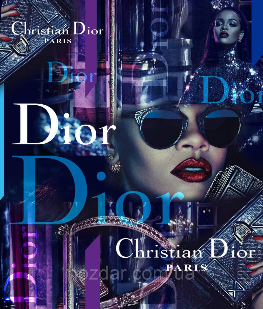 Пакет з петлевий ручкою "Dior" 40х43