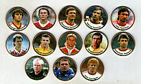 Сувенирные монеты "Легенды Украинского футбола" - 13 штук