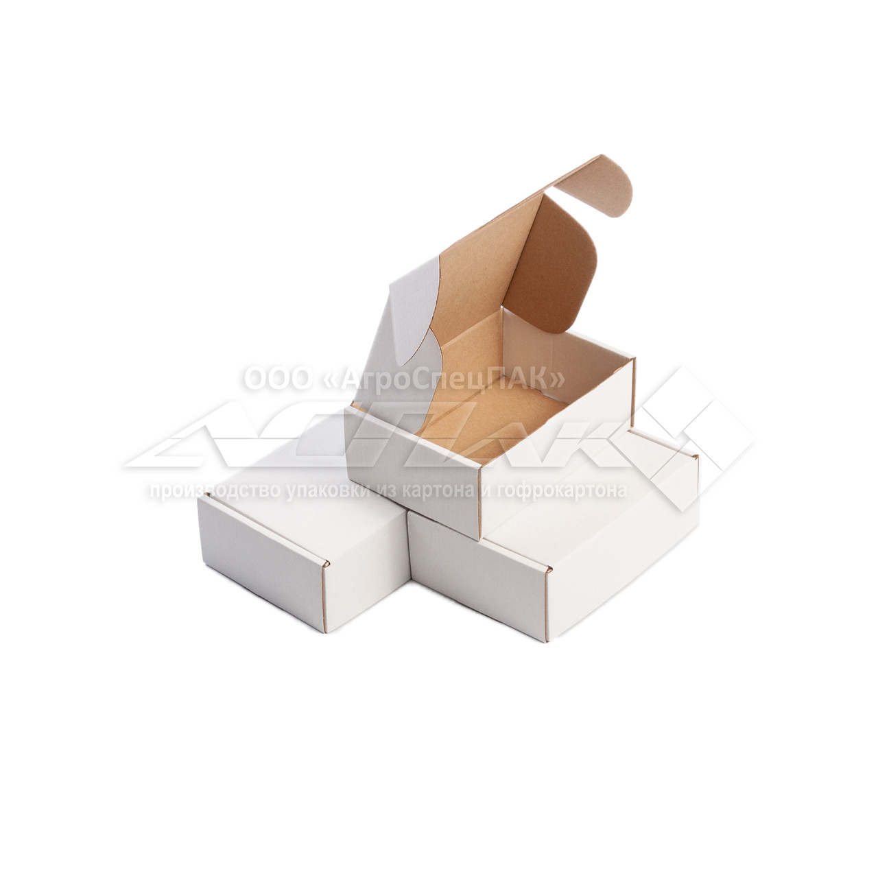 Картонні коробки 155*110*55 білі