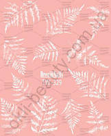 Слайдер-дизайн «Папороть» TW - 329 Dream Nails (водні наклейки)