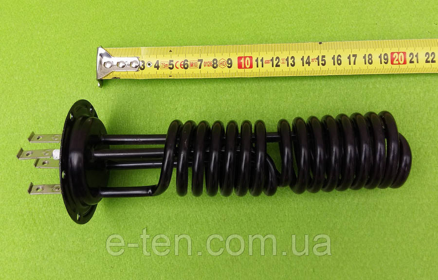 ТЕН подвійний спіралевидний з нержавійки 7250W / 230V / Ø78мм(6 отворів)для проточного водонагрівача Туреччина