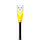 USB кабель Remax Aliens RC-030i Lightning, 1m black yellow, фото 3