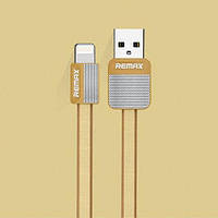 USB кабель Remax Platinum RC-044i Lightning, 1m gold