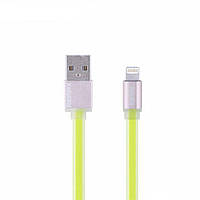 USB кабель Remax Colorful RC-005i Lightning, 1m green