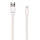 USB кабель Remax Puff RC-045i Lightning, 1m white, фото 3