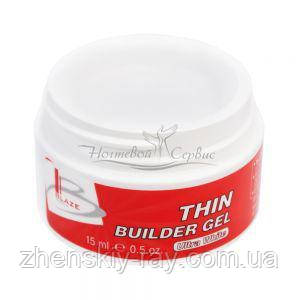 BLAZE Thin Builder Gel — УФ-гель конструювальний рідкий, Ultra White, 15 мл