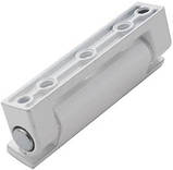 Петля алюмінієва для металопластикових (ПВХ) вікон і балконних дверей біла, фото 3