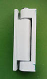 Петля алюмінієва для металопластикових (ПВХ) вікон і балконних дверей біла, фото 4