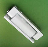 Петля алюмінієва для металопластикових (ПВХ) вікон і балконних дверей біла, фото 5