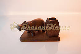 Підставка Бегемот з карандашницей