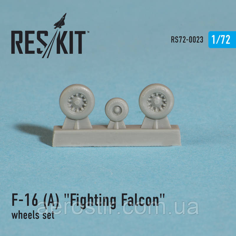 General Dynamics F-16 (A) "Fighting Falcon" wheels set 1/72 RES/KIT 72-0023