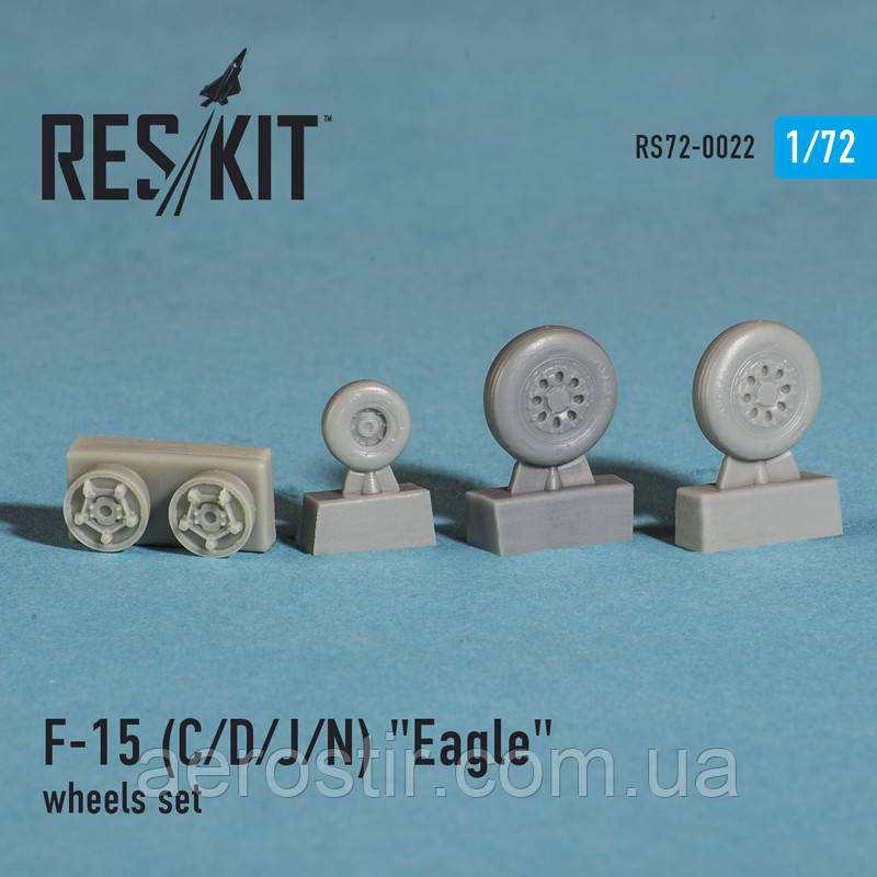 McDonnell Douglas F-15 (C/D/J/N) "Eagle" wheels set 1/72  RES/KIT 72-0022