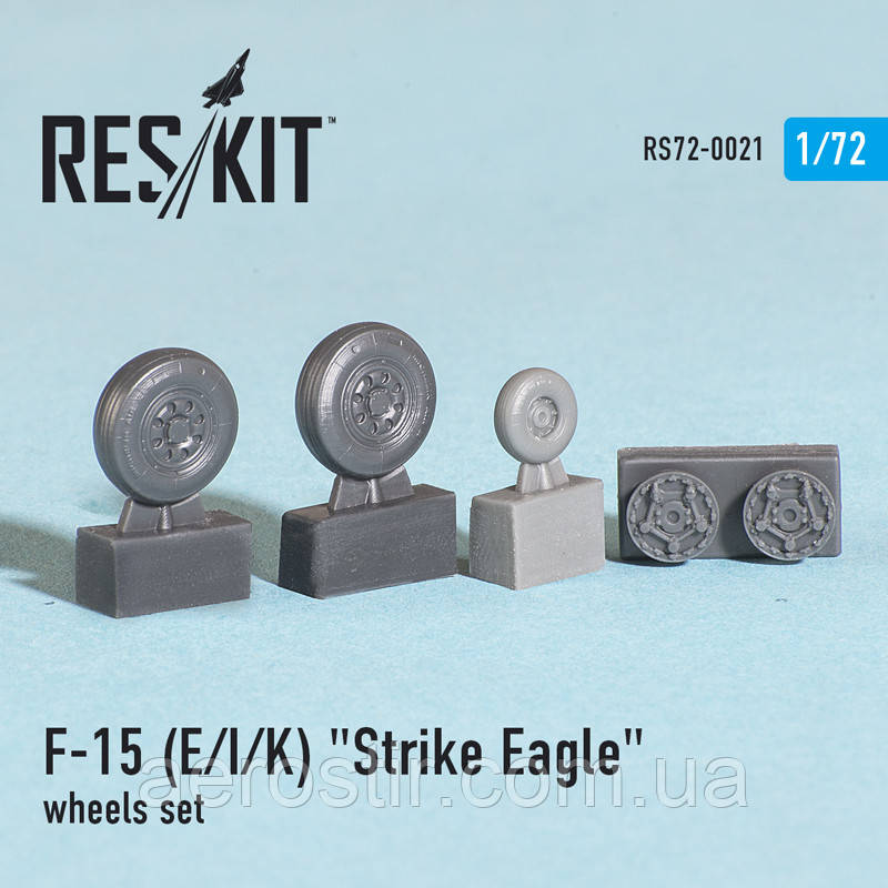 McDonnell Douglas F-15 (E/I/K) "Strike Eagle" wheels set 1/72 RES/KIT 72-0021