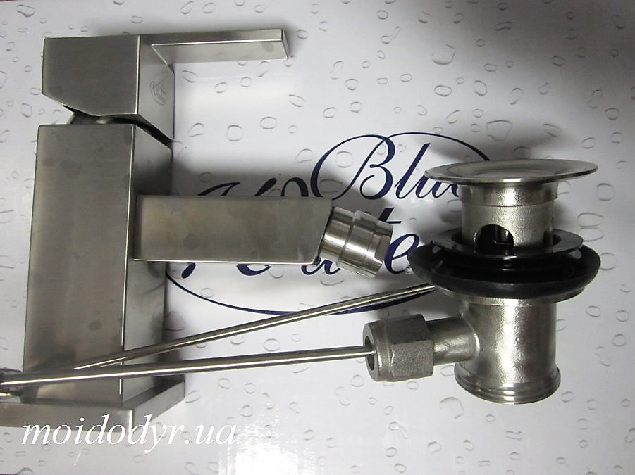 Змішувач для біде (умивальника) Blue Water Sidney SYD-BB.040SN (нержавіюча сталь)
