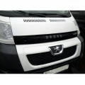 Дефлектор капота, мухобойка Peugeot Boxer с 2006 г.в. VIP