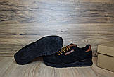 Чоловічі кросівки Reebok Classic чорні замшеві (ААА+), фото 2