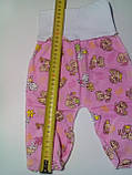 Повзунки 14507 зріст 50, розмір 36 РОЗОВНІ, фото 2