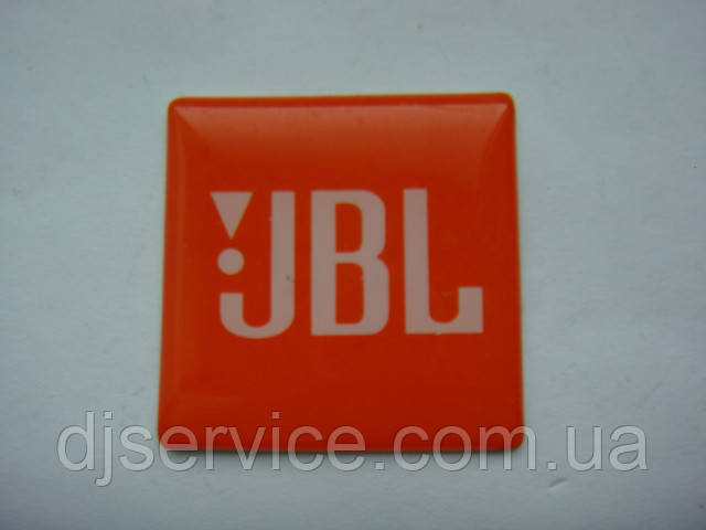 Значок, наклейка, логотип 1шт 30x30mm на сітку колонки JBL