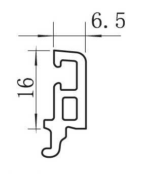 Купить Штапик 6,5 мм (под стеклопакет 24 мм), цена 22.96 ₴ — Prom.ua ...