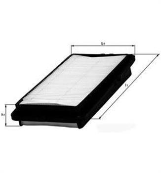 Повітряний фільтр на Хонда Цивік (Honda Civic) Knecht/mahle LX848