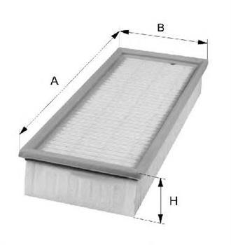 Повітряний фільтр на Форд Фієста (Ford Fiesta, Orion, Escort) Wix filters WA6179