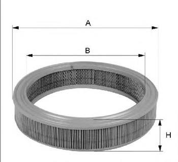 Повітряний фільтр на Форд Сієрра (Ford Sierra) Wix filters WA6407
