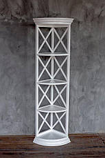 Етажерка дерев'яна в стилі Прованс ПР-11 РКБ-Меблі, колір на вибір, фото 3