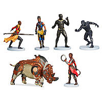 Набор фигурок Дисней черная пантера Black Panther Figure Set Disney