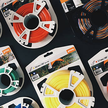 Косильні струни та лопаті