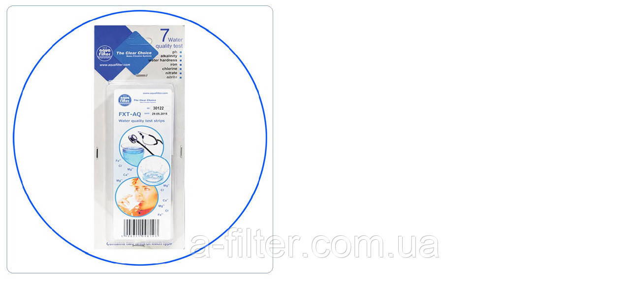 Колірний експрес-тест на сім параметрів води: pH, лужність, жорсткість, залізо, хлор, нітрити, нітрати., фото 1