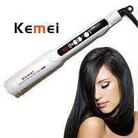 Випрямляч прасочку для волосся Kemei KM1273, фото 1