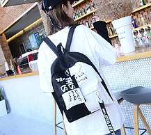 Шкільний тканинний рюкзак з пеналом, фото 5