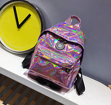Голографічний рюкзак для модних дівчат, фото 2