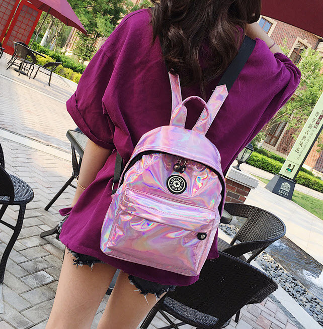 Голографічний рюкзак для модних дівчат