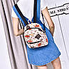 Невеликий міський рюкзак із принтом, фото 6