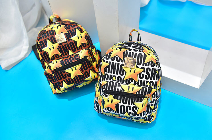 Рюкзак із принтом зірок Mocshino