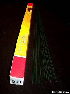 Герберний дріт 0,8 мм, 40 см. у пачці