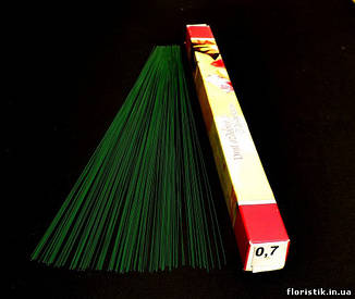 Герберний дріт 0,7 мм, 50 см. у пачці