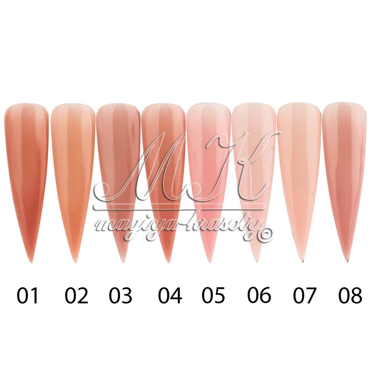 Каучукова база для гель-лаку френч, Rubber Base Coat French, 8 мл, Global Fashion