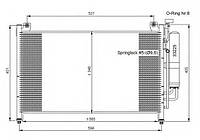 Конденсатор, кондиционер NRF 35870 на MAZDA DEMIO (DE)