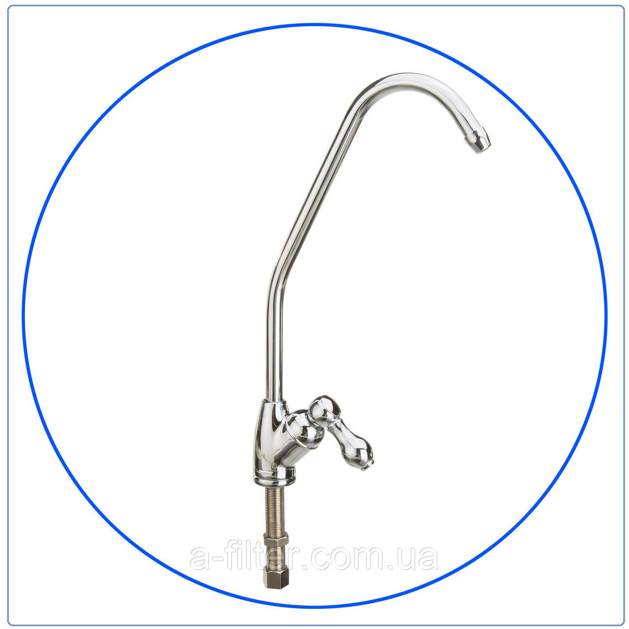 Хромований одинарний краник , фото 1