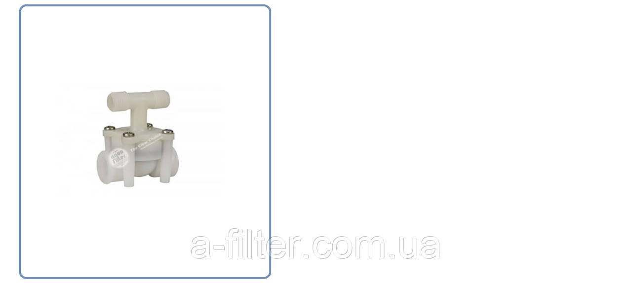 Триходовий клапан 1/8" РВ х 1/4" РН, тип JACO., фото 1