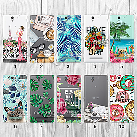 Силіконовий чохол з малюнком для Sony Xperia C3 D2533 (new collection)