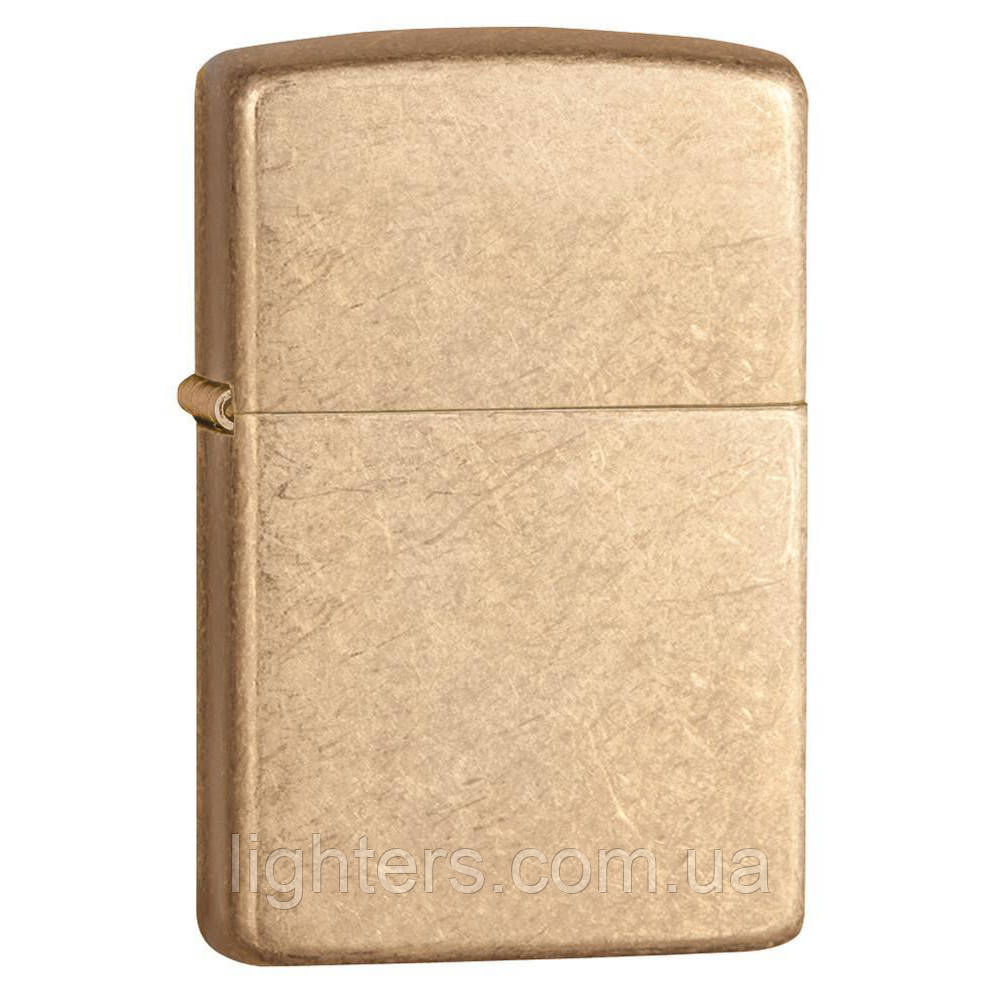 Запальничка Zippo 28496 Armor™ Tumbled Brass жовта 28496