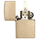 Запальничка Zippo 28496 Armor™ Tumbled Brass жовта 28496, фото 3