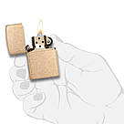 Запальничка Zippo 28496 Armor™ Tumbled Brass жовта 28496, фото 4