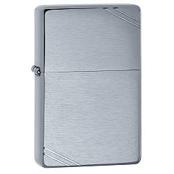 Запальничка Zippo 230 BRUSHED CHROME сіра 230