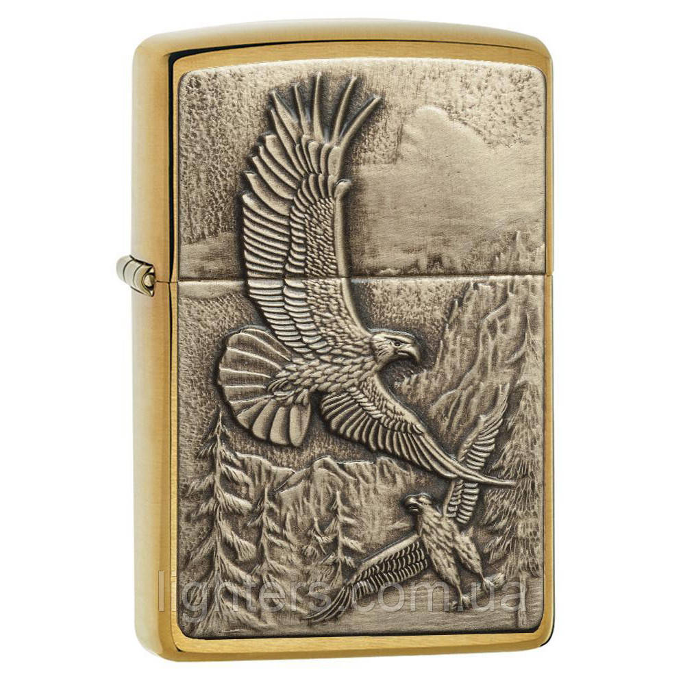 Запальничка Zippo 20854 EAGLES жовта 20854, фото 1