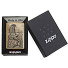 Запальничка Zippo 20854 EAGLES жовта 20854, фото 5