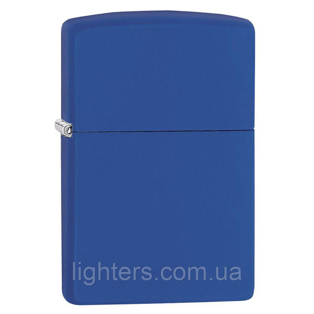 Запальничка Zippo 229 Classic Royal Blue Matte синя 229, фото 1